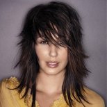 рошави прическа филирана