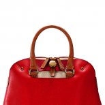 Червена чанта с къси дръжки Furla Пролет-Лято 2012