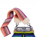 Плетена чантичка в ярки цветове Аlberta Ferretti пролет-лято 2012