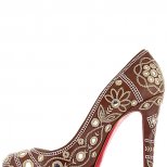 Обувки с бродерия цветя Сhristian Louboutin пролет-лято 2012