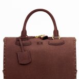 Текстилна чанта тип куфарче с малки златисти капси Loewe Есен-Зима 2011