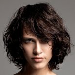 Рошави прическа с гел