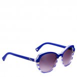 Слънчеви очила с кръгли сини рамки Dior Пролет-Лято 2012