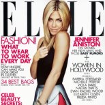 Дженифър Анистън на корицата на Elle ноември 2011