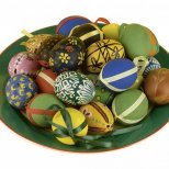 Великденски яйца с красиви декорации