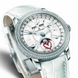 Часовник Blancpain с бяла кожена каишка