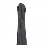 Дълги елегантни текстилни черни ръкавици Nina Ricci есен-зима 2011