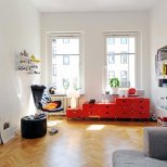 Интериор за малък апартамент със семпъл дизайн