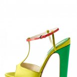 цветни сандали на платформа от Brian Atwood за пролет-лято 2012