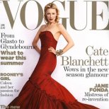 Кейт Бланшет на корицата на сп. Vogue