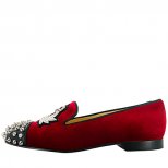 Червени равни обувки Christian Louboutin Пролет-Лято 2012