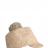 Сладка сламена шапка с малка козирка и пискюл Burberry Prorsum пролет лято 2012