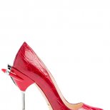 Лачени обувки с елегантен ток в розово Prada Пролет-Лято 2012