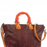 Голяма чанта с оранжеви дръжки Etro Пролет-Лято 2012