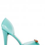 Светло сини лачени обувки на ток Furla Пролет-Лято 2012
