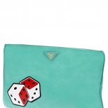 Бебешко синя чанта плик със зарове Prada Пролет-Лято 2012