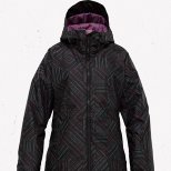 Яке Hot Tottie в черно с цветни дискретни райета Burton 2011/2012