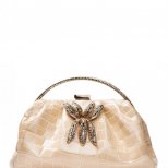 Вечерна кожена малка чанта Valentino пролет 2012