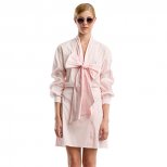 Пола и свободна риза с панделка в бледо розово Ваканционна колекция Peter Som 2012