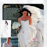 Меган Фокс в сватбената си рокля