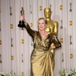 Мерил Стрийп с Оскар за най-добра актриса в Желязната лейди на Оскари 2012