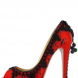 Високи червени обувки Christian Louboutin Пролет-Лято 2012