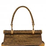 Малка чанта с къса дръжка металик цвят мед Roberto Cavalli Есен-Зима 2011