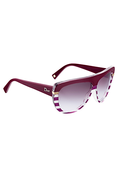 Слънчеви очила тип маска в лилаво Dior Пролет-Лято 2012