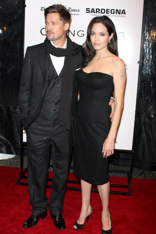 Брад Пит и Анджелина Джоли на червения килим