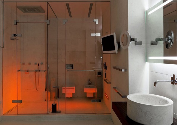 модерен апартамент в Русия - баня