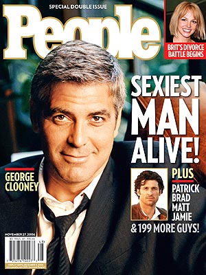 Джордж Клуни на корицата на сп. People отново
