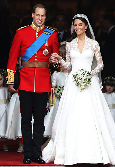 Принцеса Кейт на сватбата си с принц Уилям през 2011