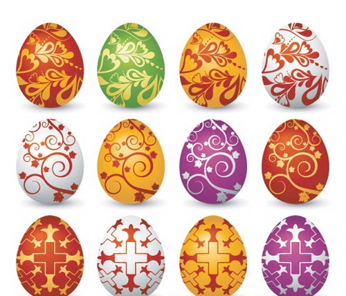 Великденски яйца с много красиви рисунки