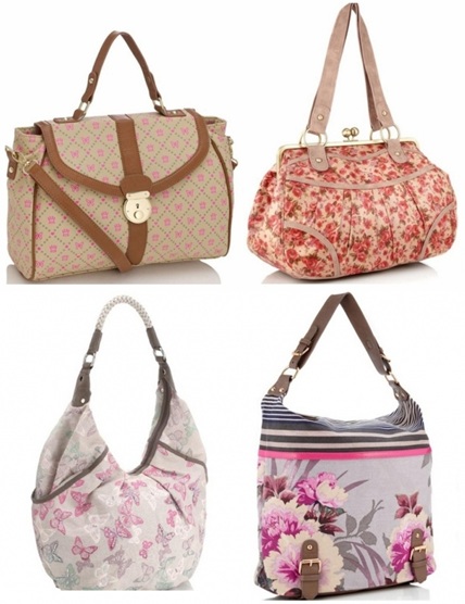 Чанти за пролет-лято 2012 на цветя