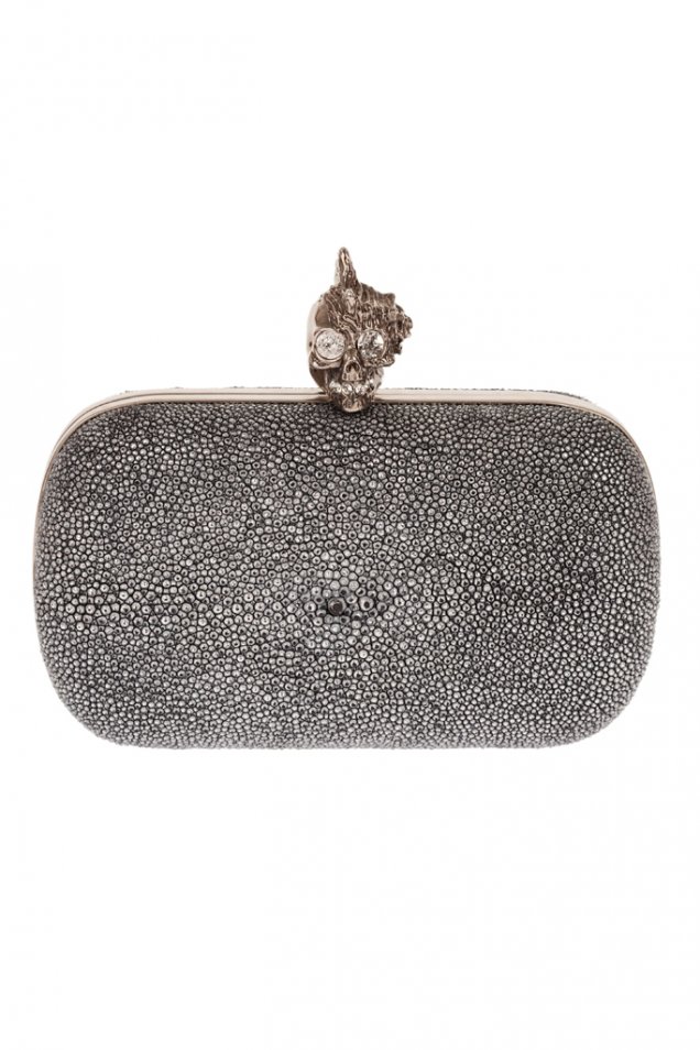 Малка чанта с камъни Alexander McQueen Пролет 2012