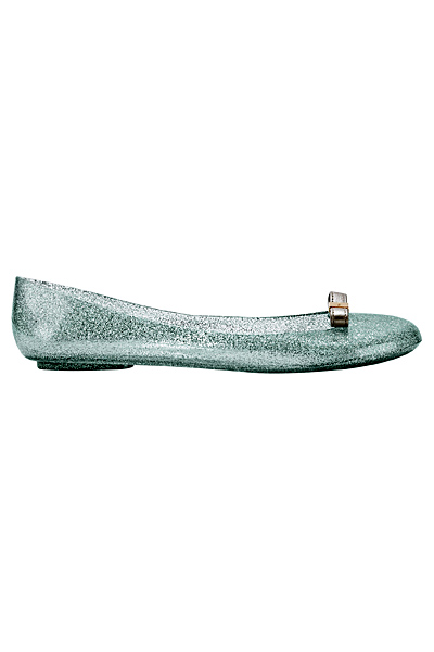 Обувки тип балерина син металик Furla Пролет-Лято 2012