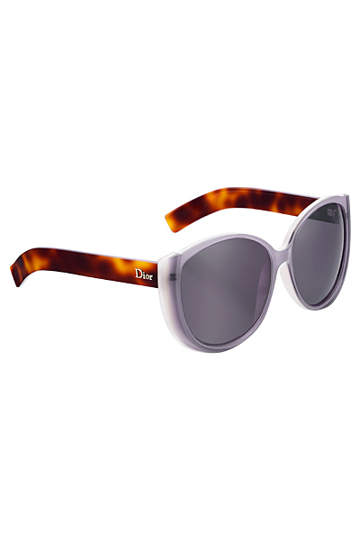 Големи слънчеви очила със светла рамка Dior Пролет-Лято 2012