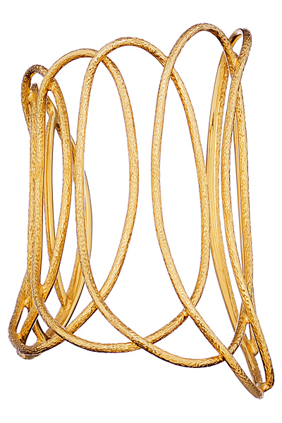 Голяма гривна със златисти сегменти Dior Пролет-Лято 2012
