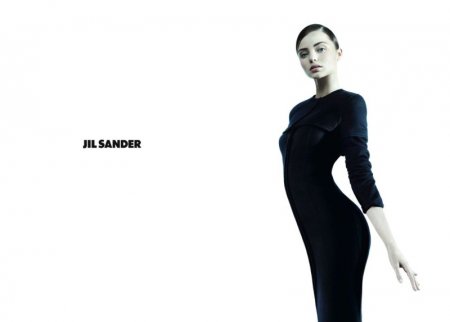 Миранда Кер в реклама на Jil Sander
