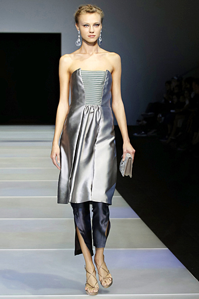 Металик рокля туника Giorgio Armani Пролет-Лято 2012