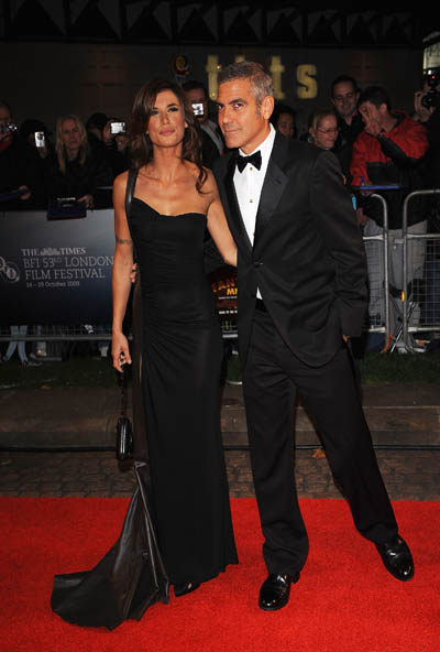 Елизабета Каналис с Джордж Клуни на червения килим