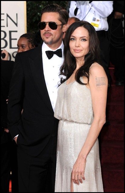 Брад Пит с Анджелина Джоли през 2009