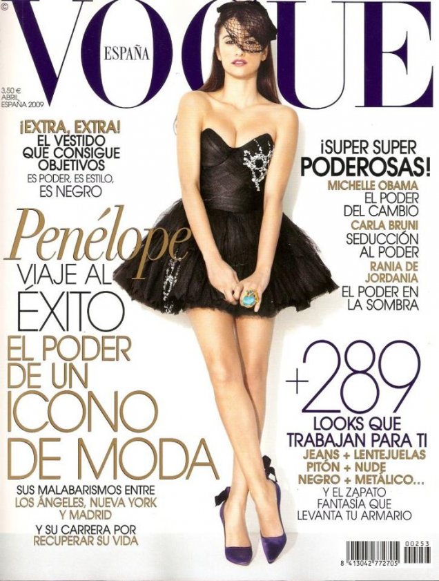 Пенелопе Круз на корицата на Vogue