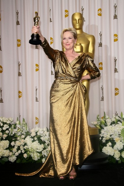 Мерил Стрийп с Оскар за най-добра актриса в Желязната лейди на Оскари 2012