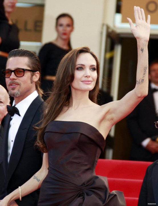 Анджелина Джоли и Брад Пит на фестивала в  Кан