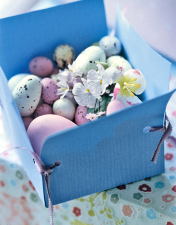 Декоративна кутийка с яйца за Великден