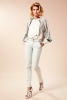 Бели дънки с бяла риза и сако късо Предпролетна колекция Blumarine за 2012