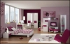 Детска стая за момиче с розови декорации
