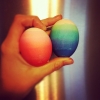 Великденски яйца в преливащи цветове