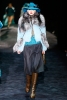 Къс панталон чарлстоун и късо палто с кожена яка Gucci Есен-Зима 2011
